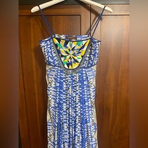 Ranna Gill Beaded Multicolor Maxi Dress